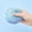 Blue, variant on Crystal Sequin Slow Rising Squishy Shell Toy 3.5 Inch, Soft TPR Stress Relief Fidget for Anxiety Focus Support Kids Adults