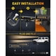 thumbnail image 4 of Barra de luz LED NAOEVO de 6 pulgadas, 50 W, 2300 LM, lente para todo terreno, 2 unidades, 4 of 9
