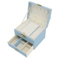 thumbnail image 1 of Caja de almacenamiento de joyas, estuche de almacenamiento de joyas, joyero portátil, estuche para almacenamiento de joyas, funcionalidad inteligente, 1 of 12