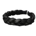 thumbnail image 2 of Hair Hoop Elegant Style Vintage Adjustable Headband Comfortable Wearing Braid Pattern Exquisite Workmanship Wide Simple Headwear, 2 of 7
