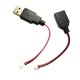thumbnail image 4 of Cable de conversión USB a Xh2.54 de 2 pines, 2 piezas, conexión segura, reemplazo estable, kit de reparación de cables de audio macho y hembra., 4 of 8