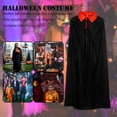 thumbnail image 5 of Túnica De Vampiro Disfraz Premium de Vampiro Parca Halloween, 5 of 5