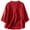 Red, variant on LEAVINGSUO 2026 Fall Womens Tops Plus Fashion Women Casual Long Sleeve Round-Neck Cotton Irregular Tops Blouse