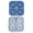 Blue, variant on TACILIP Gifts for Family, Ice Cubes Maker,4 Hole Ice Cubes Molding Ice Box Small Household Refrigerator Easy-release Ice Lattice With Cover Ice Lattice, Kitchen Essentials, 1PC