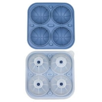 WKSCLPAI Ice Ball Mold Clearance Silicone Popsicle Molds Large Basketball Shaped Round Ice Cube Tray for Game Day, Whiskey,Cocktails,Pudding,Chocolate