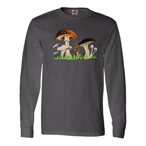 Inktastic Mushroom hunting for Morel mushroom Long Sleeve T-Shirt