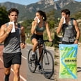 thumbnail image 5 of UNLLLL Cooling Wet Wipes, Disposable Cold Sense Towel, Non Woven Fabric with Mild Cooling Ingredients, Lowers Body Temperature, for Hot Weather Workout Spa Sport (Green), 5 of 7