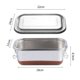 thumbnail image 2 of Fiambrera Bento de acero inoxidable de 1,2 l, apta para lavavajillas, ideal para picnic. Plata, 2 of 4