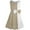 Beige, variant on Girls Dress American Flag National Day Party Dress 10 Years