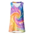 thumbnail image 6 of SwiftWear Women's Color Block Tank Top Sleeveless V Neck Loose Shirt Casual Summer Tunics Tee S-5XL, 6 of 8