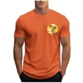 thumbnail image 1 of Eres Más Que una Camisa de Puntuación de Prueba Nueva Moda Casual Hombres Imprimir Camiseta Deportiva Manga Corta Blusas de Cuello Redondo, 1 of 9
