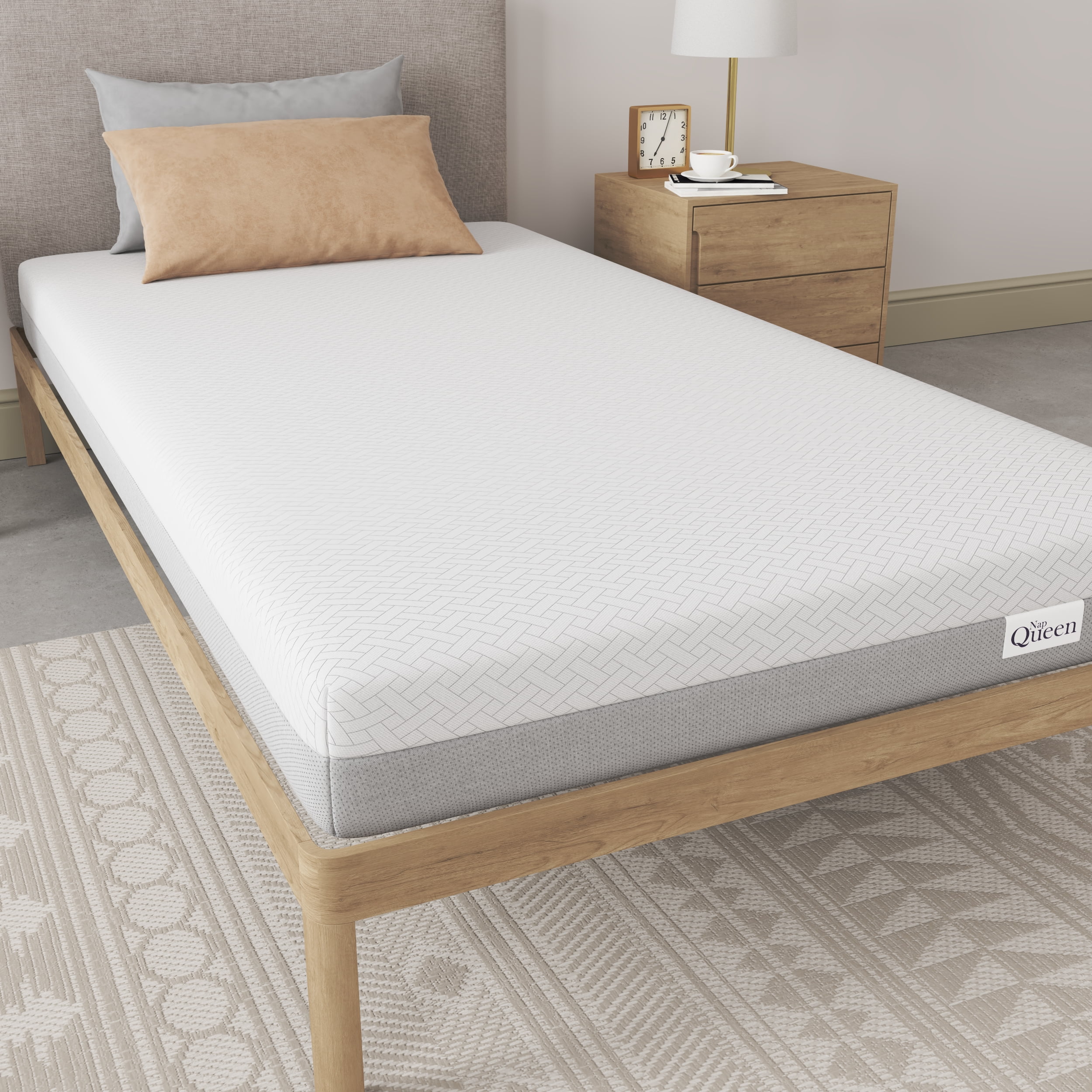 Twin XL 8 Inch Medium Firm Memory Foam Mattress, Bed-in-a-Box for Enhanced Pressure Relief & All-Night Support