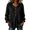 Black, variant on Yigetop Long Sleeve Shirts for Women Fall Fashion V Neck Button Blouse Casual Loose Fit Lightweight Tops Soft Breathable Shirts for Daily Work Outfits Black L