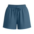 thumbnail image 6 of KPOPLK Running Shorts for Women Quick Dry High Waisted Athletic Short Workout Gym Shorts with Pockets Size XXL,Blue, 6 of 8