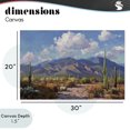 thumbnail image 4 of Stupell Industries Rustic Lodge Desert Mountains at Sunset Glow Canvas Art, 30 x 20, by Gina Kelly, 4 of 8