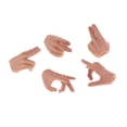 thumbnail image 1 of 5 Piezas de Modelos de 1:6 Sunnimix Gestos Partes del Cuerpo Accesorios de Figura de Acción, 1 of 8