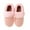 Pink, variant on Mutmorningal Winter Warm Slippers Cover Heel Slippers Thicken Plush Slippers Skid Resistance Slippers (Grey Size 43-44 for Man)