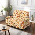 thumbnail image 7 of TSOVTHRID Maple Leaf Print Loveseat Covers 6-Piece Stretch Reclicer Love Seat Covers with Pockets Loveseat Couch Cover Furniture Protector for 2 Seat Couch Sofa, 7 of 7