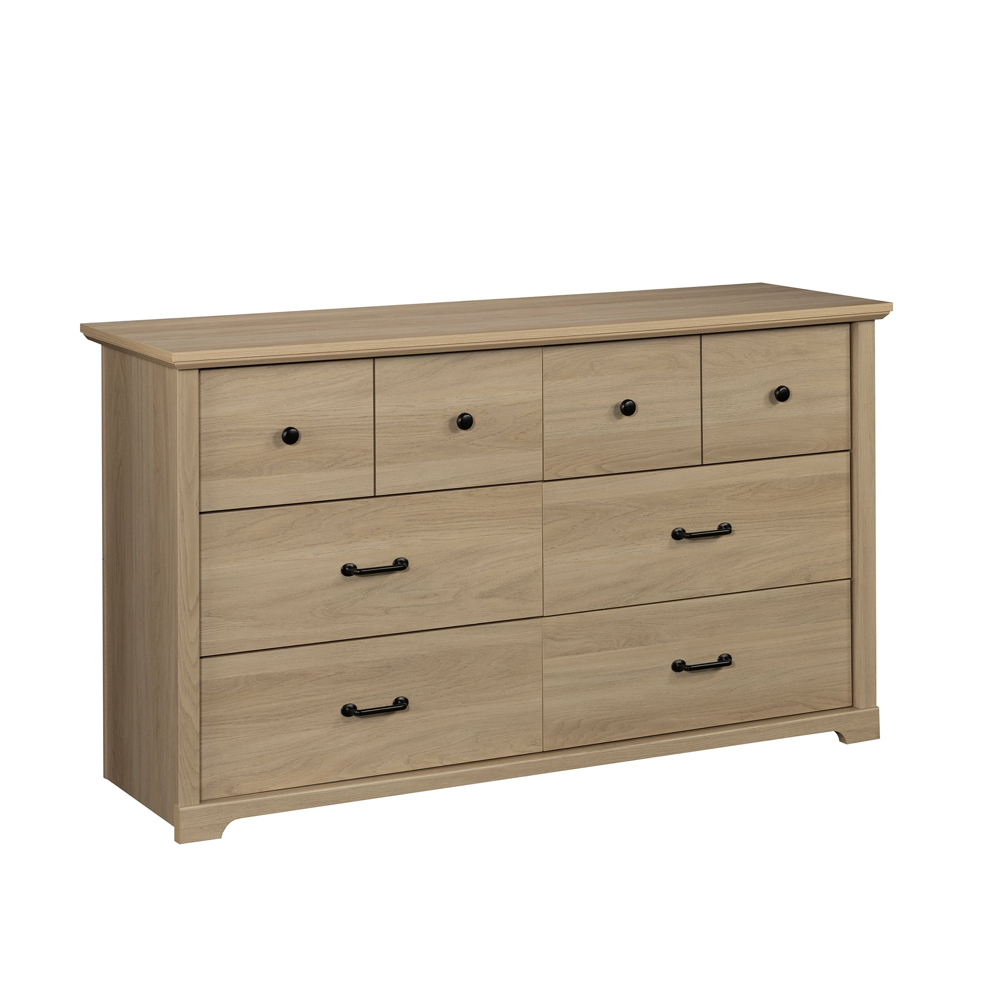 Mainstays Harrington 6 Drawer Dresser, Washed Oak Finish