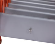 FETCOI 12 Steps Retractable Attic Stairs Wall-Mounted Pulldown Folding Stairs 880lbs