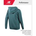 thumbnail image 4 of Sudadera con capucha New Balance para niños, de forro polar de algodón suave, talla 8, 4 of 6