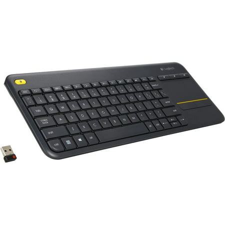 Logitech K400 Plus Wireless Touch TV Keyboard with Easy Media Control and Built-In