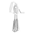 thumbnail image 1 of Graflsoa Compact White Handheld Manual Egg Beater - Stainless Steel & ABS Ergonomic Non-slip Handle Double-wheel Design for Effortless Whipping Eggs, Cream, Smoothies - Durable Rustproof Kitchen, 1 of 6