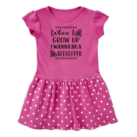 

Inktastic Future Beekeeper Honey Bee Gift Toddler Girl Dress