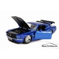 thumbnail image 2 of 1970 Ford Mustang Boss 429, Candy Blue - Jada 31647 - 1/24 scale Diecast Model Toy Car, 2 of 3