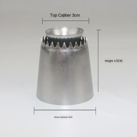 

Stainless Steel Nozzle Open Star Tip Pastry Cookie Tool Icing Piping Nozzle Cake Decorating Cupcake Drop Flower Making