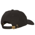 thumbnail image 4 of Alaska Forget Me Not with Map Embroidered Unstructured Washed Cap - Black OSFM, 4 of 5