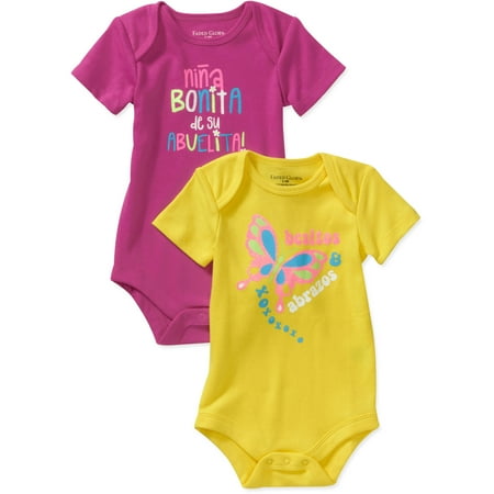Faded Glory Newborn Girls' Spanish 2 Pa