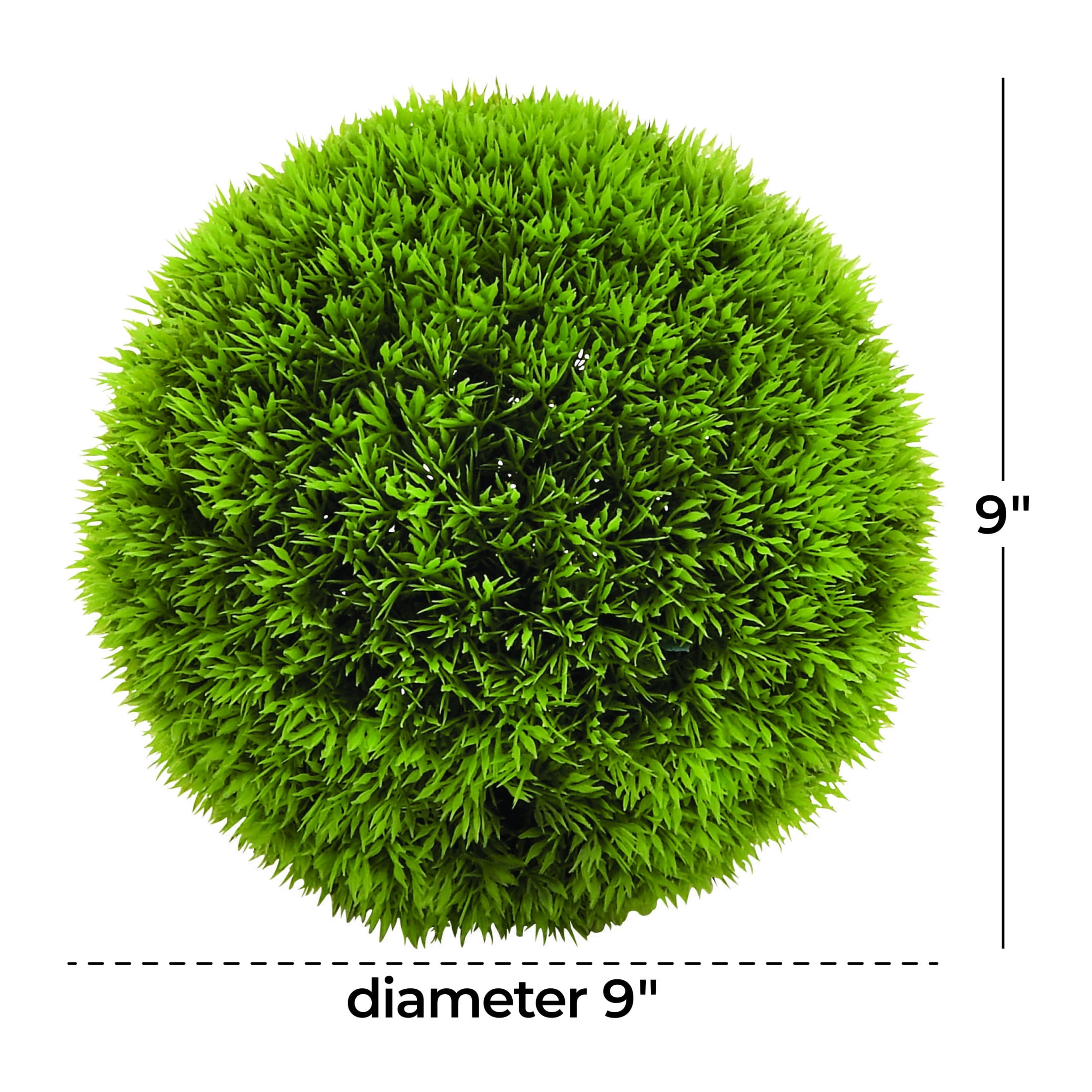 9" Round Topiary Artificial Foliage Ball, by CosmoLiving by Cosmopolitan