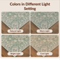 thumbnail image 7 of Design&I 8'x10' Ultra Soft Area Rug, Medallion Floral With Symmetrical Vine And Distressed Trellis Oushak Flowing None Fluffy Washable Non Shedding for Bedroom Living Room Under Sectional, 7 of 7