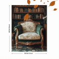 thumbnail image 3 of Qisvanset Framed Canvas Wall Art, 12x16 Inch Antique Chair Classic Living Room Wall Art, 3 of 5