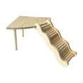 thumbnail image 3 of 2 piezas de plataforma de escalada para hámster, plataforma para mascotas, escalera decorativa, accesorio para jaula mesa y escalera en L, 3 of 6