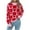 Red-Sweater, variant on Qetyuw Checkered Sweater for Women Heart Print Long Sleeve Jumper Loose Fit Crew Neck Jumpers Casual Chunky Pullover Sweaters