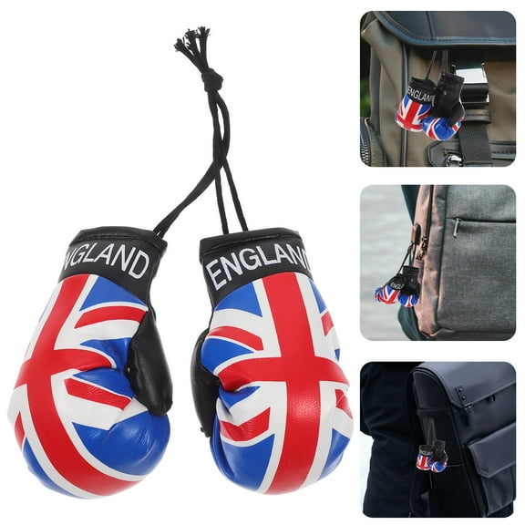 ROSENICE Mini Boxing Gloves Keychain in PVC for Men and Women 1 Pair