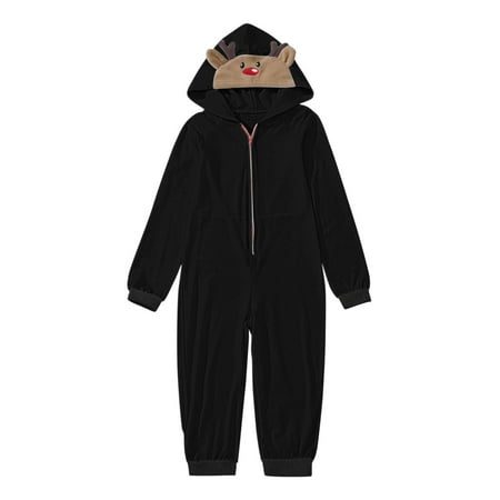 

Family Matching Outfits Comfortable Kids Romper For Christmas Pajamas Cute Big Headed Deer Print Pjs Long Sleeve Jumpsuit Soft Casusal Holiday Sleepwear Matching Outfits Set