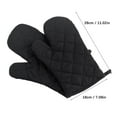 thumbnail image 2 of ionze Oven Mitts 1 Pair , High Heat Resistant Thicken Kitchen Cotton Oven Glove for Cooking (11 Inch ), 2 of 5