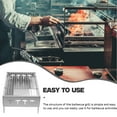 thumbnail image 3 of OUNONA 1Set Silver Barbecue Grill Portable For Family And Friends Gatherings, 3 of 8
