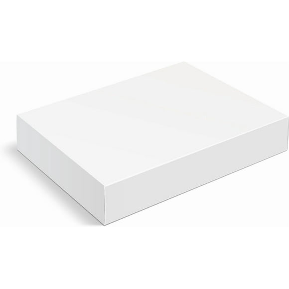 19x14x4 1/2 inches White Cake box, Premium Bakery Boxes, One piece, Perfect for packaging and selling cakes, donuts, cookies, and muffins (100-Pack)