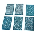 thumbnail image 2 of Screen 6pcs Polymer Clay Silk Screen Stencils Clay Printing Templates Durable DIY Clay Silkscreen Print Kit, 2 of 8