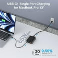 thumbnail image 5 of 165W USB C Fast Charger GaN Compact 6 Port PD USB C Charging Station Block Hub Plug Laptop Power Adapter Compatible with MacBook Pro/Air iPad Pro iPhone 16 15 14 13 12 Galaxy Note S24 Pixel Steam, 5 of 8