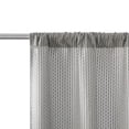 thumbnail image 3 of Mainstays 4 Piece Wave Jacquard Window Curtains Panel Set, Dark Grey, 27.5" W x 84" L, 3 of 6