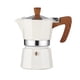 thumbnail image 1 of Cafetera espresso clásica para estufa para espresso fuerte con gran sabor, olla de moca espresso aluminosa de estilo italiano, cafetera cubana y Greca, cafetera moka, cafetera percolato, 1 of 5