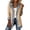 Khaki01, variant on Casual Loose Button Down Denim Patchwork Collared Shirt Jacket Women Long Sleeve Jean Shacket Cardigan Black XL