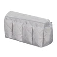thumbnail image 4 of Esquirla Sofa Armrest Organizer, Bedside Bag Holder, Recliner Storage Bag, Couch Armrest Organizer for Phone, Books, Magazines, Small Items Grey, 4 of 8