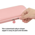 thumbnail image 4 of GeekShare Sakura Pink Carry Case + Thumb Grips Sets for Nintendo Switch/OLED Hard Shell Travel Case, 4 of 11