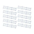 thumbnail image 2 of 10 Pieces Railroad Fence Model Building Railing Modern White Design for Model Train Hobby Projects, 2 of 9